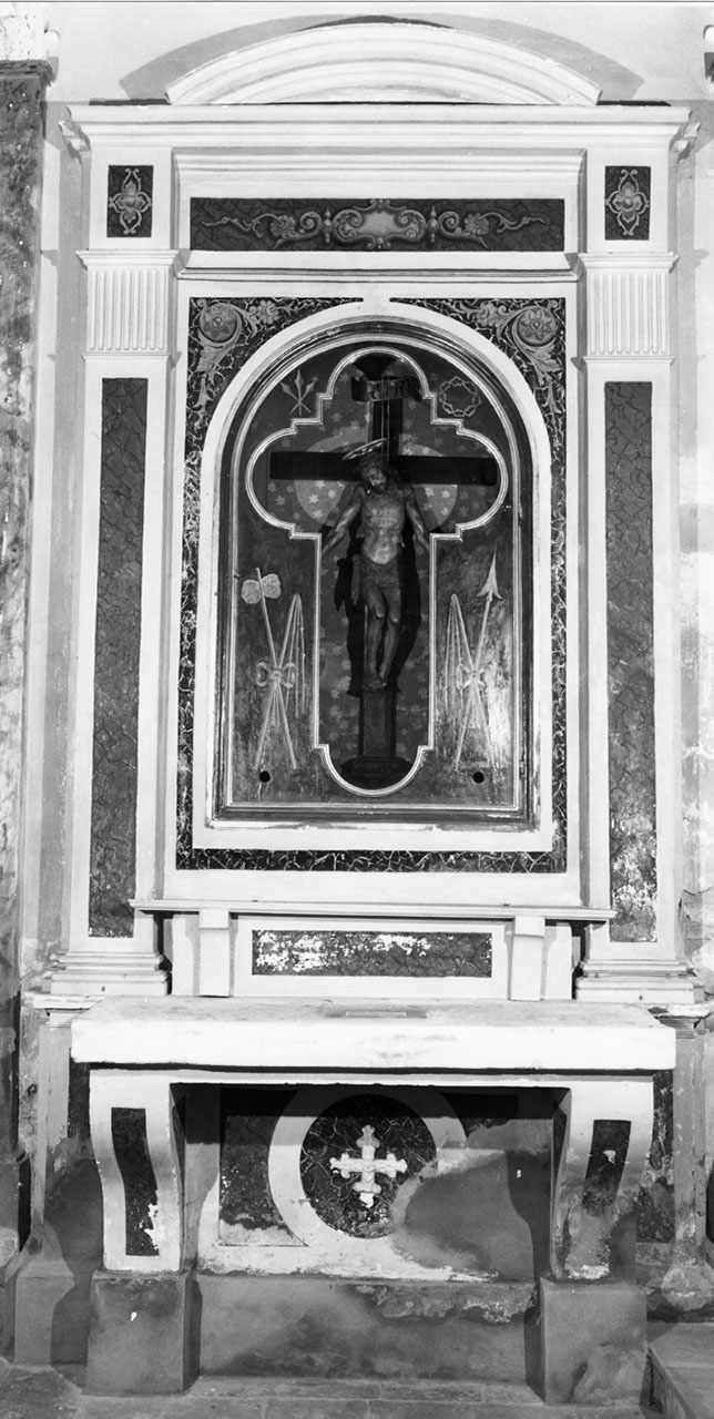 crocifisso - bottega toscana (sec. XVI)