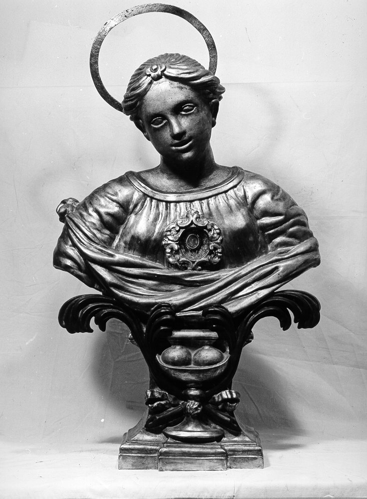 Sant' Agata (reliquiario - a busto) - ambito italiano (inizio sec. XVIII)
