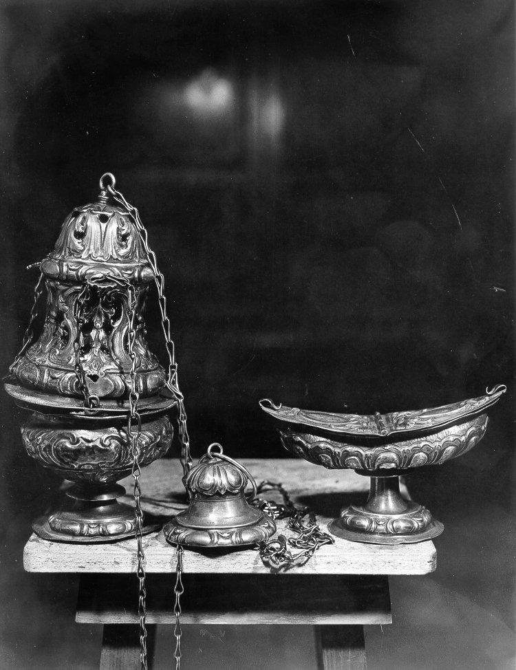 servizio per incensazione - ambito italiano (sec. XVIII)