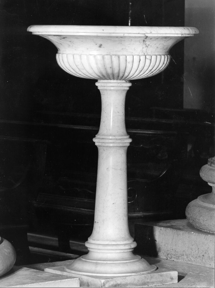 acquasantiera, serie - ambito italiano (sec. XIX)