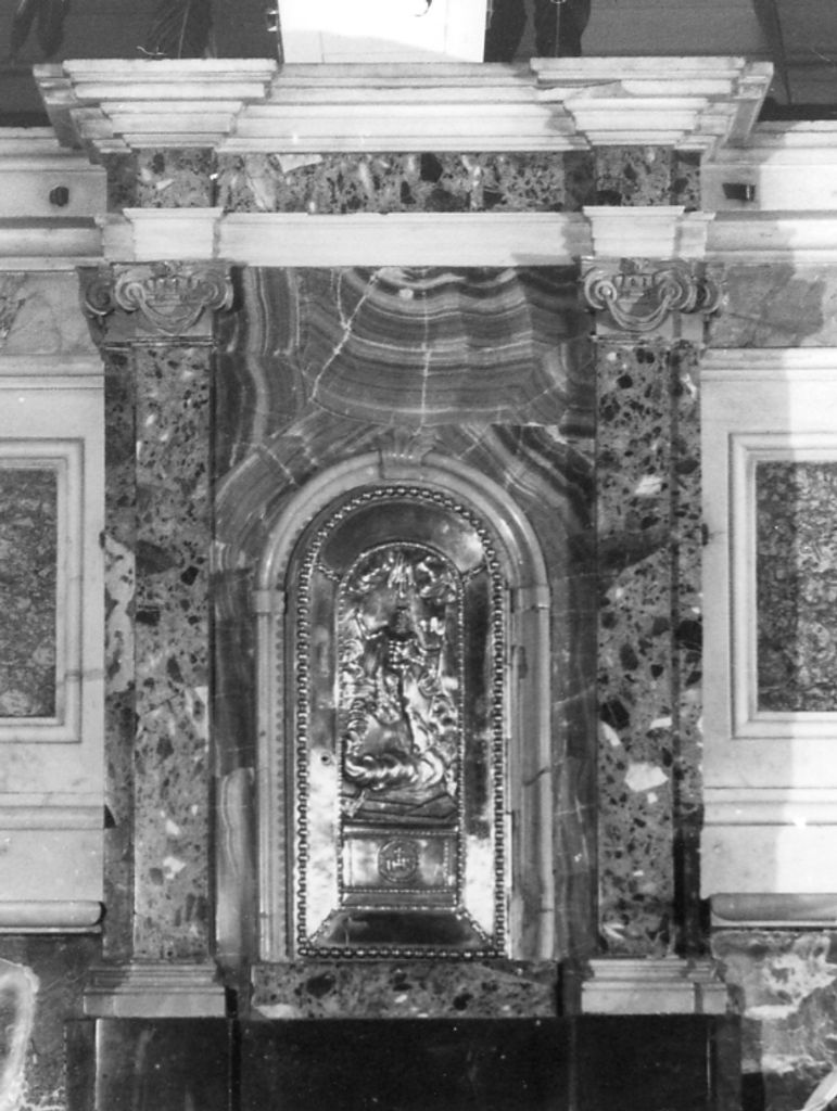 ciborio - bottega apuana, bottega toscana (sec. XIX)