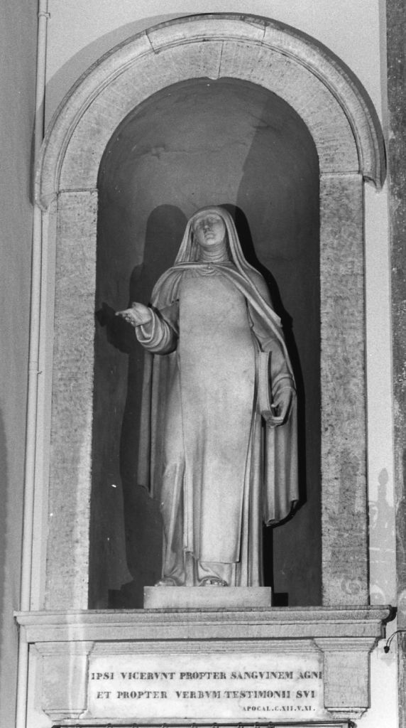 Santa Teresa d'Avila (scultura) di Grassini (prima metà sec. XIX)