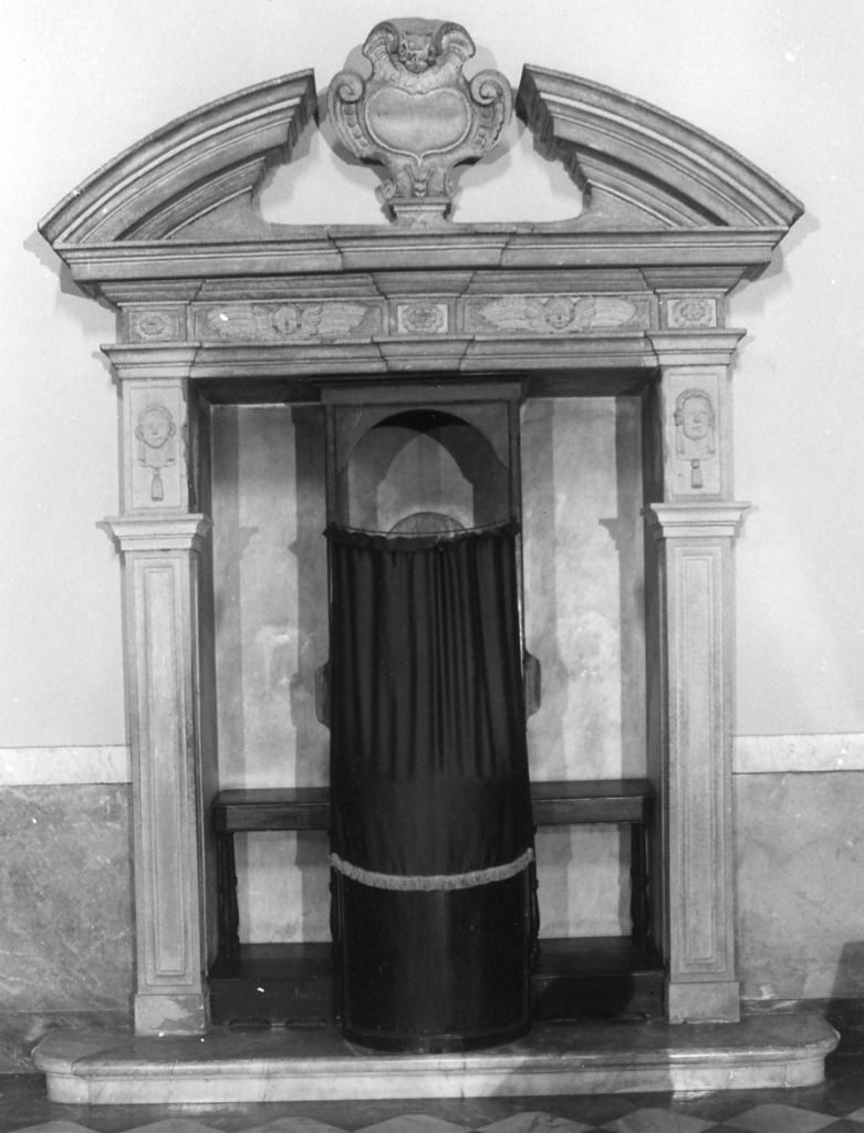confessionale - bottega apuana (sec. XVII)