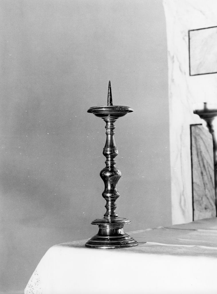 candelabro, serie - bottega toscana (fine sec. XIX)