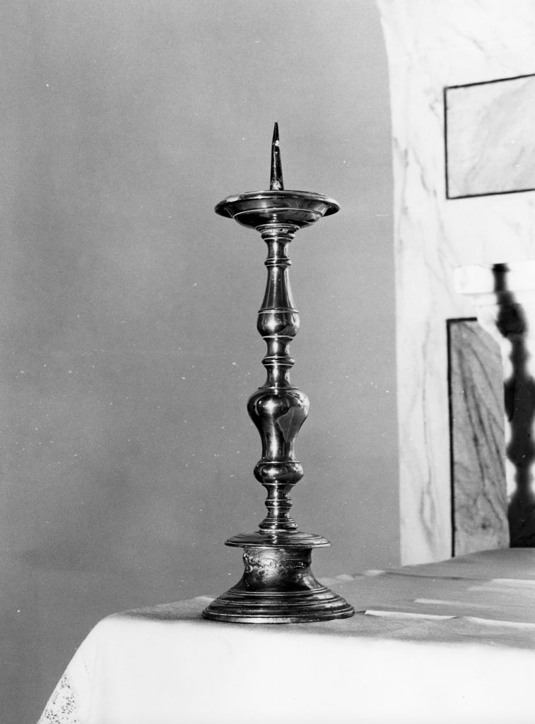 candelabro, serie - bottega toscana (fine sec. XIX)