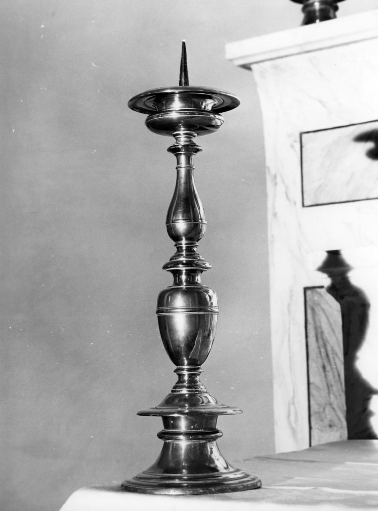 candelabro, serie - bottega toscana (fine sec. XIX)