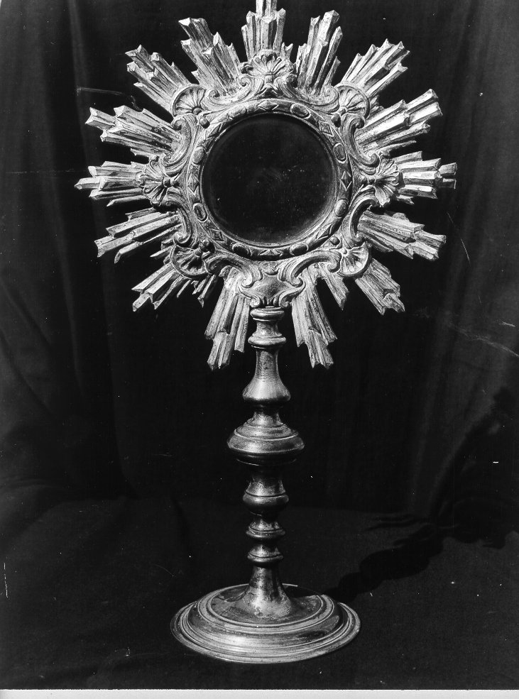 ostensorio - ambito italiano (sec. XVIII)