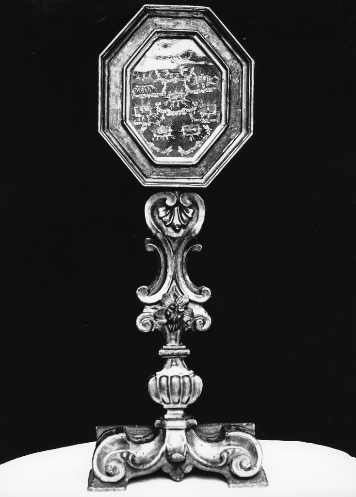 reliquiario, serie - bottega pisana (sec. XVIII)