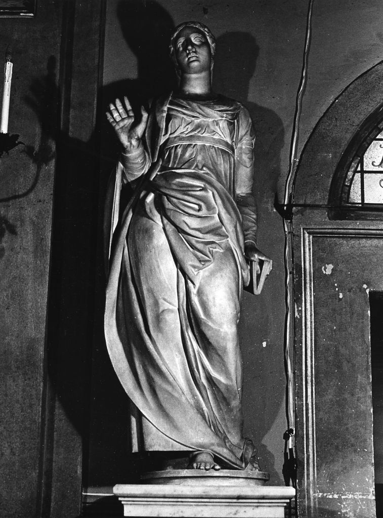 Madonna (scultura, elemento d'insieme) di Lorenzi Stoldo (sec. XVI)