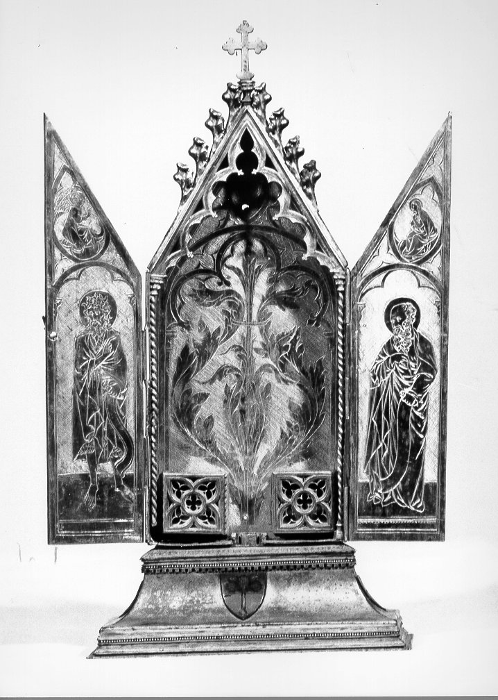 reliquiario - bottega italiana (secc. XIV/ XV)