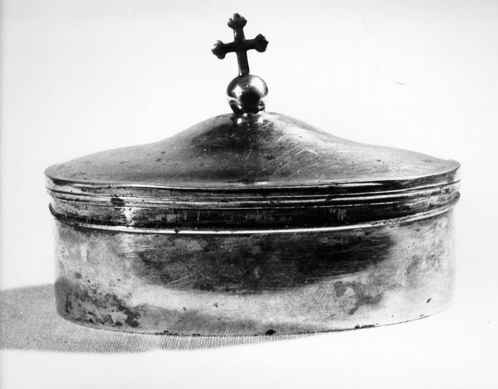 scatola per ostie - bottega toscana (sec. XVIII)