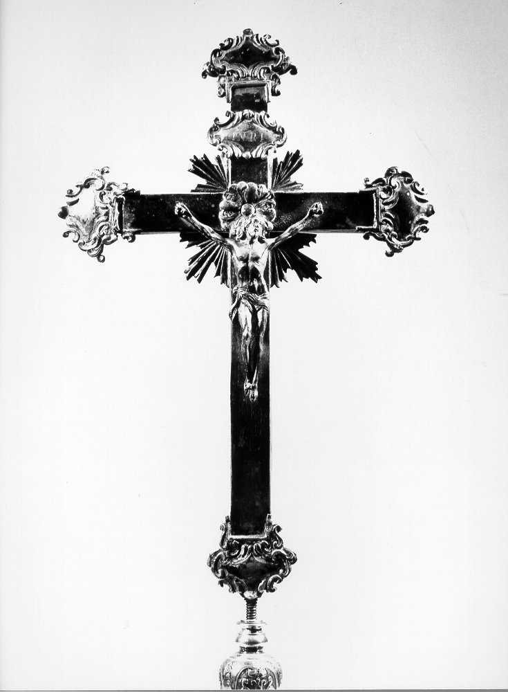 croce processionale - bottega italiana (sec. XVIII)