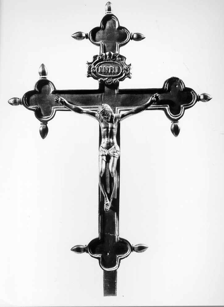 croce processionale - bottega italiana (sec. XVIII)