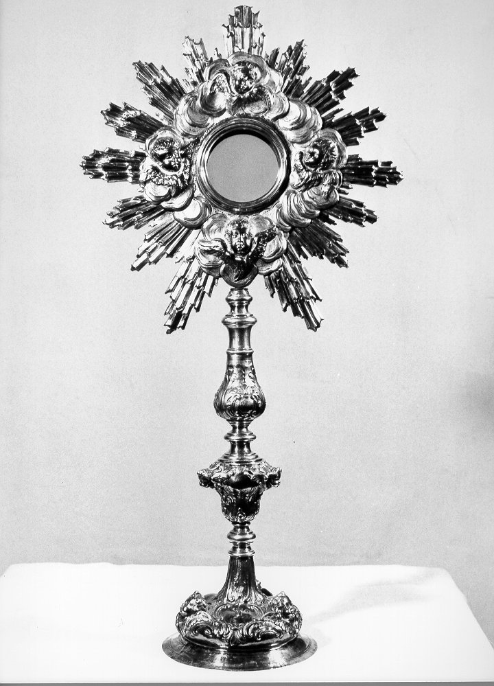 ostensorio - bottega italiana (sec. XVIII)