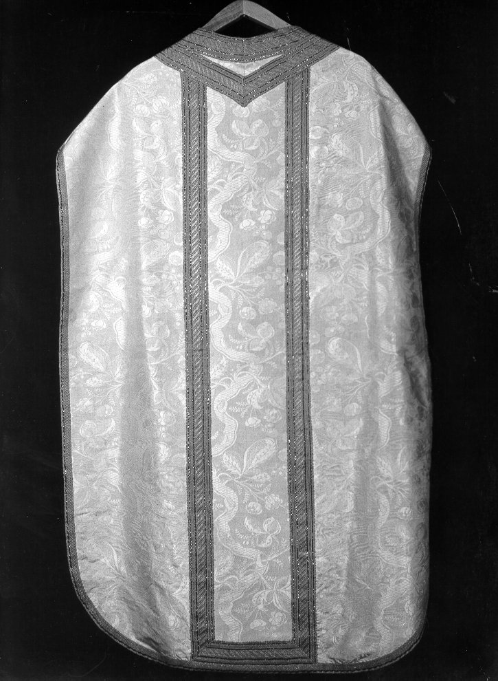 paramento liturgico - in terzo - manifattura italiana (sec. XVIII)