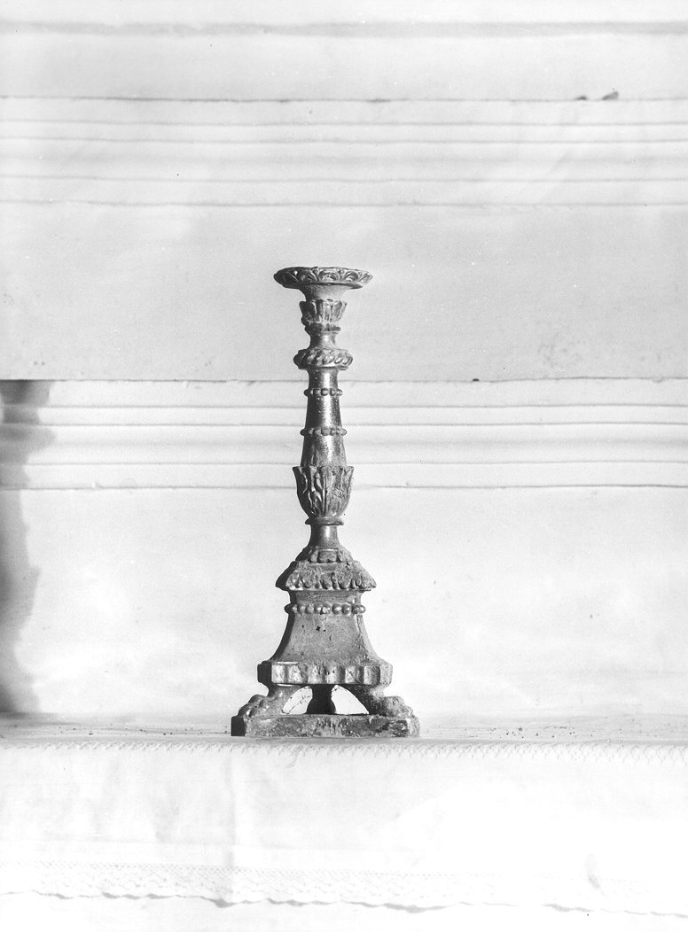 candelabro - bottega toscana (inizio sec. XIX)