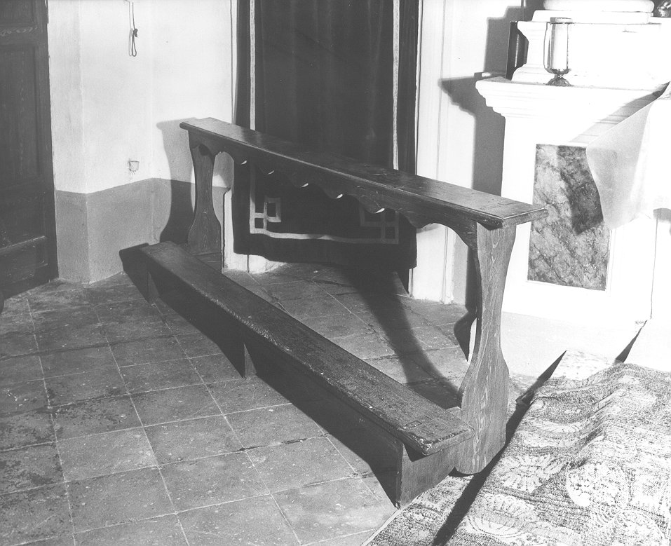 inginocchiatoio - manifattura toscana (fine sec. XIX)