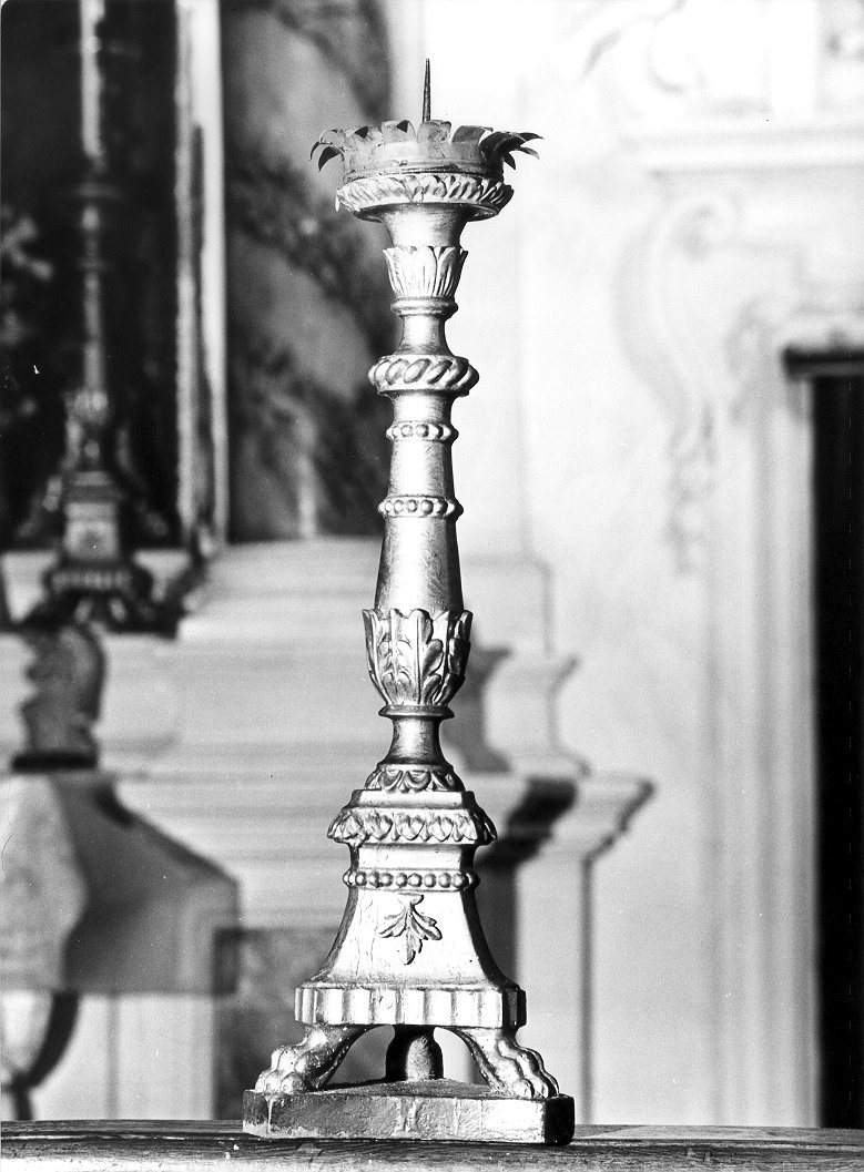 candeliere, serie - manifattura toscana (seconda metà sec. XVIII)