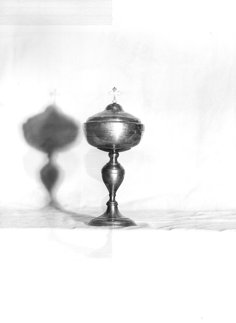 pisside - manifattura toscana (metà sec. XIX)