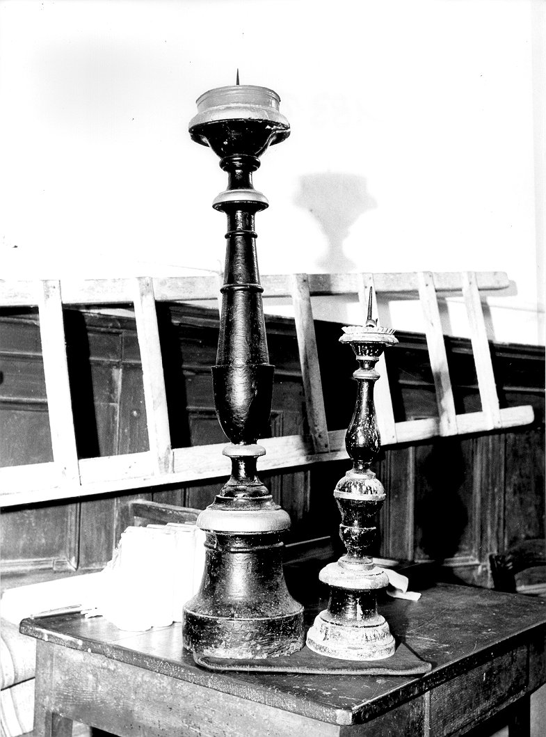 candeliere, serie - manifattura toscana (sec. XIX)