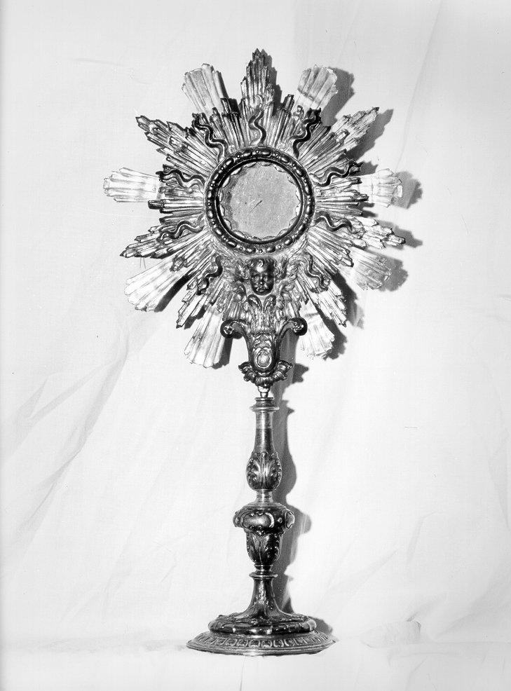 ostensorio - bottega toscana (prima metà sec. XVIII)