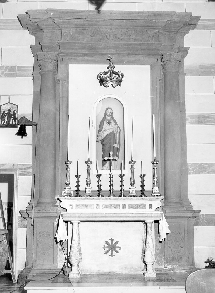 altare - bottega toscana (fine/inizio secc. XVII/ XVIII)