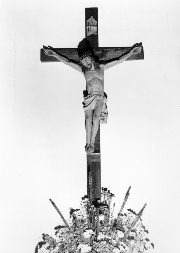 crocifisso, opera isolata - bottega italiana (seconda metà sec. XVI)