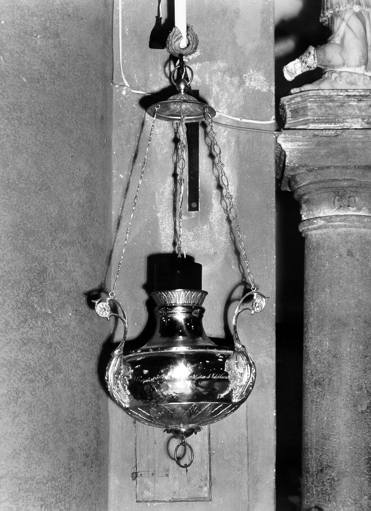 lampada pensile - manifattura italiana (sec. XIX)