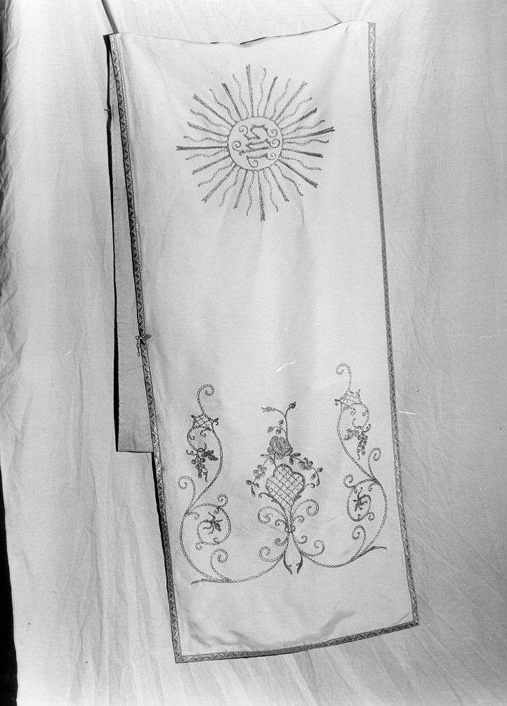 velo omerale - manifattura italiana (inizio sec. XIX)