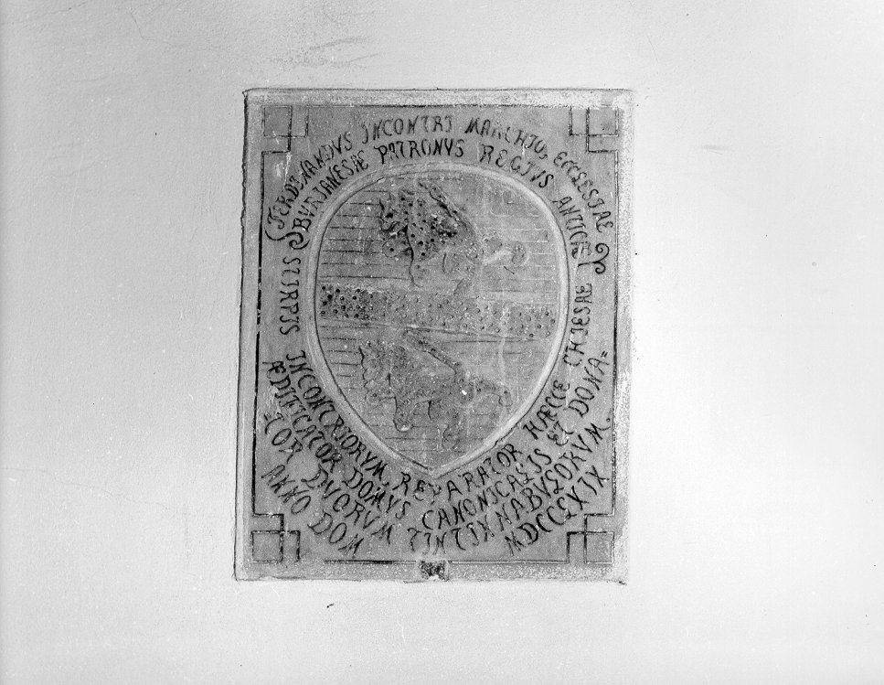 lapide - ambito toscano (sec. XVIII)