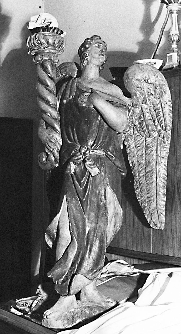 candelabro, serie - ambito toscano (inizio sec. XVIII)