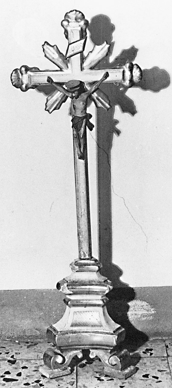 croce d'altare - ambito toscano (inizio sec. XIX)