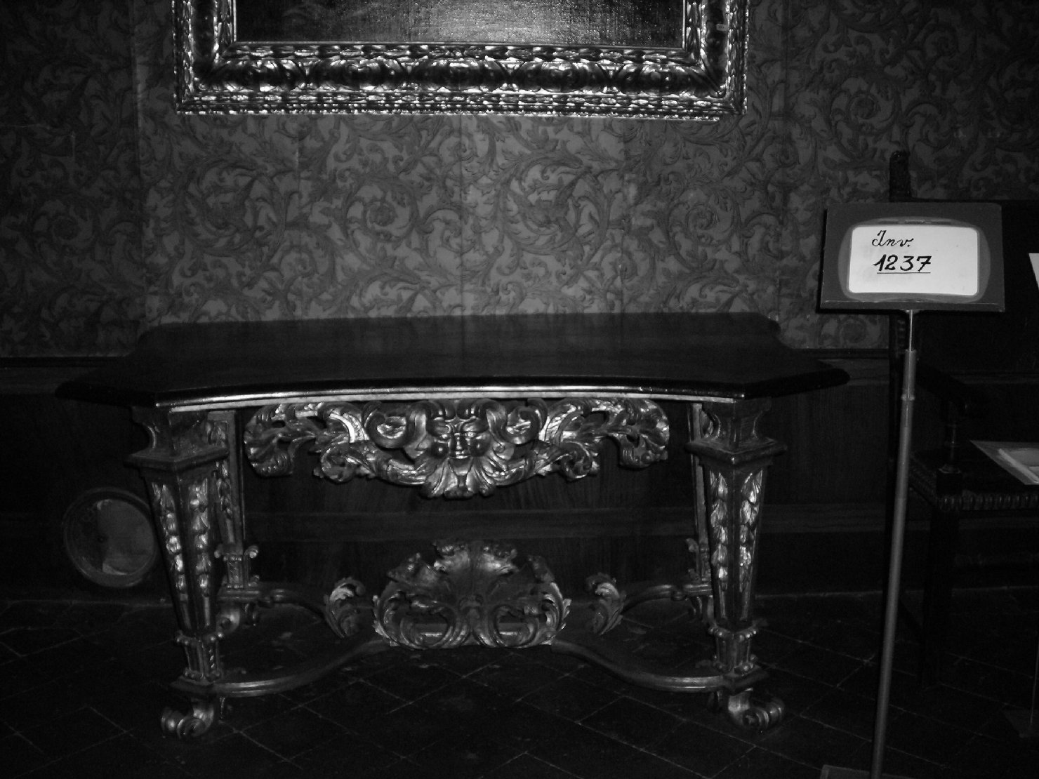 console, elemento d'insieme - ambito lucchese (sec. XVII)