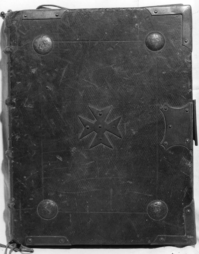 coperta di libro liturgico - ambito toscano (sec. XIX)