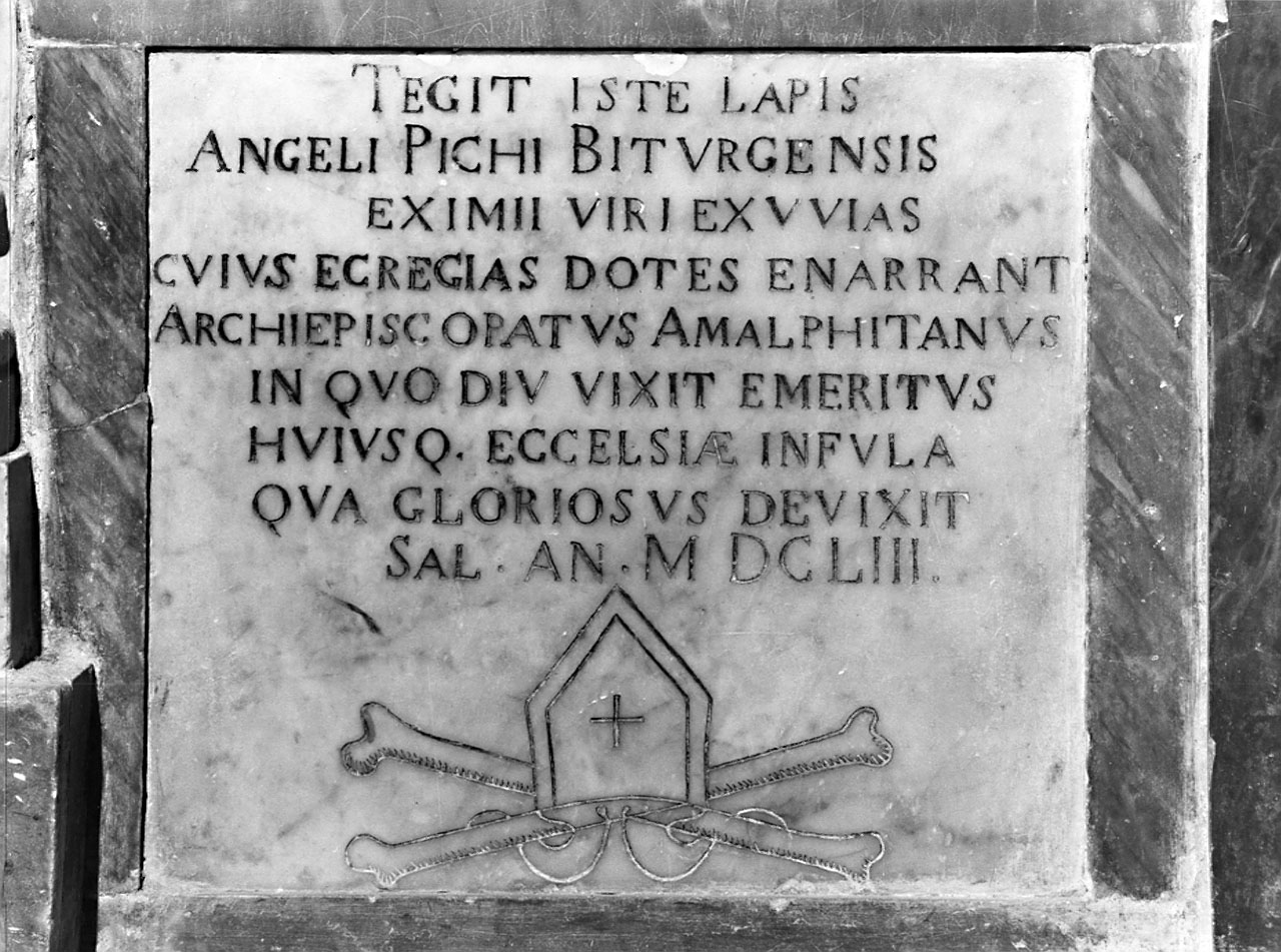 lapide commemorativa - bottega toscana (sec. XVII)