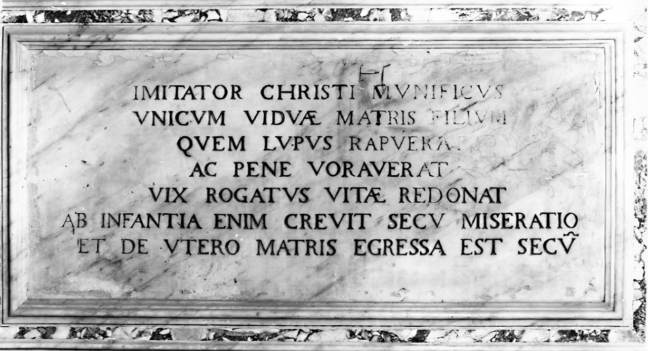 lapide documentaria - bottega toscana (sec. XVIII)