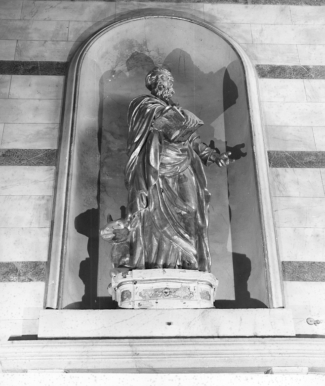 San Luca (statua) di Zini Renato (prima metà sec. XVIII)