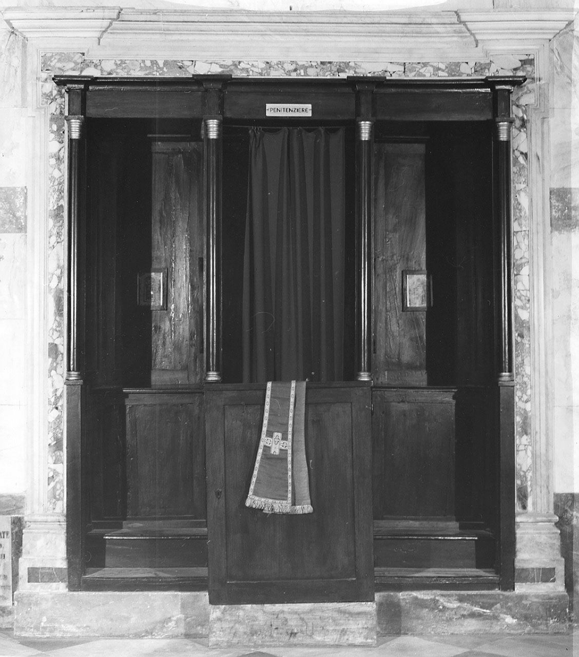 confessionale, serie - bottega italiana (sec. XIX)