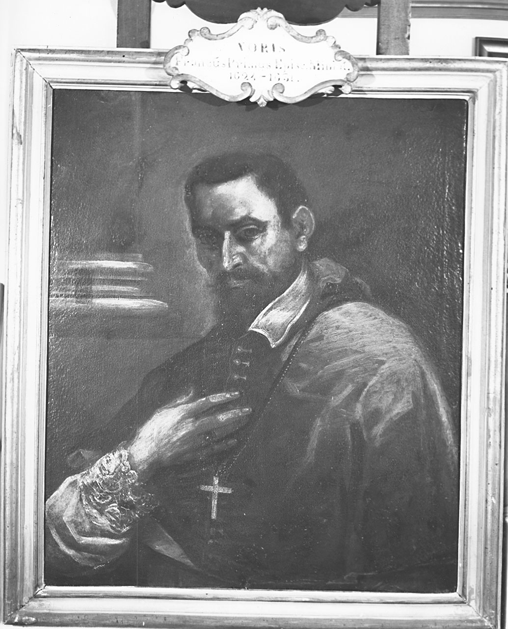 RITRATTO DEL VESCOVO FRANCESCO NORIS (dipinto) - ambito pisano (seconda metà sec. XVII)