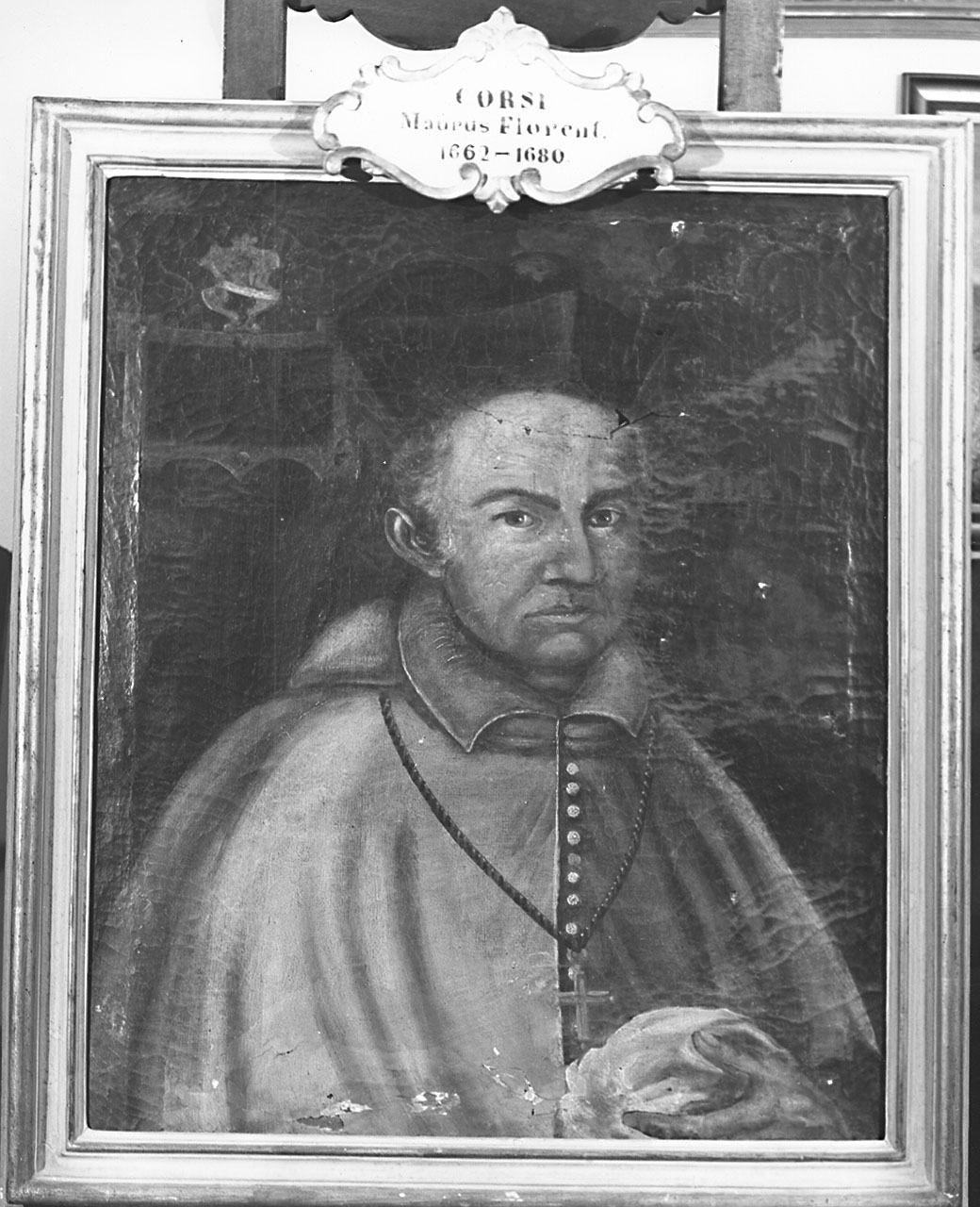 ritratto del vescvo Mauro Corsi (dipinto) - ambito pisano (sec. XIX)