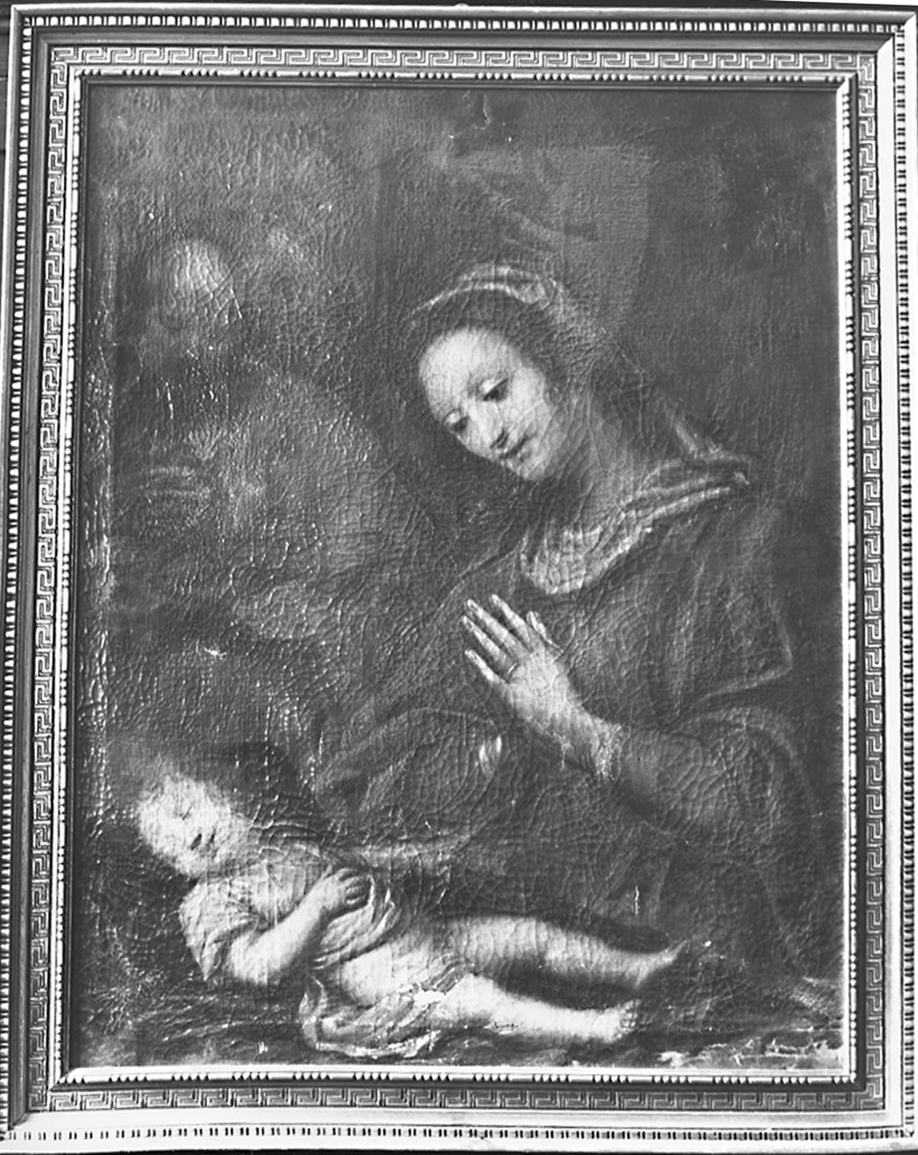 SACRA FAMIGLIA (dipinto) - ambito senese (prima metà sec. XVII)