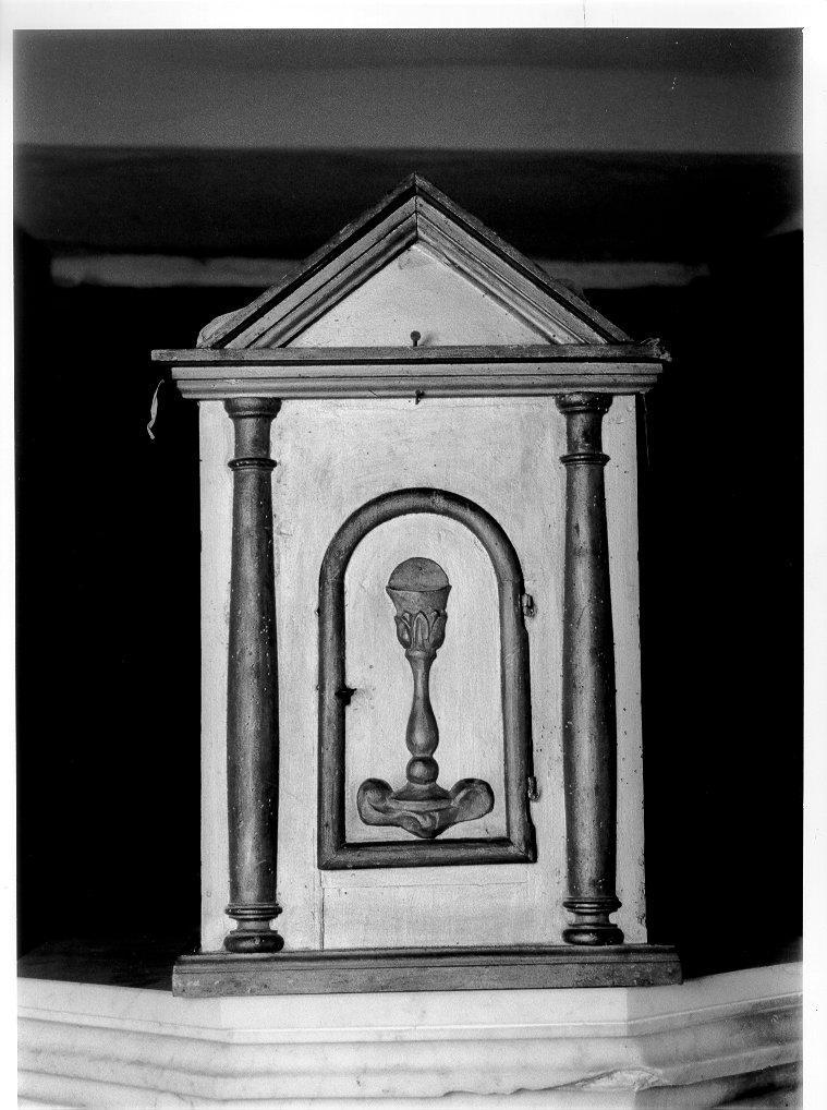 tabernacolo - a tempietto - bottega toscana (fine sec. XIX)