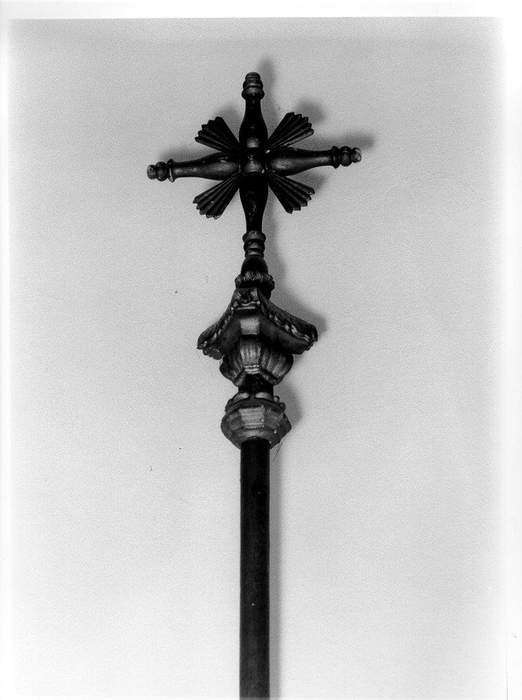 asta di croce processionale - bottega toscana (prima metà sec. XIX)