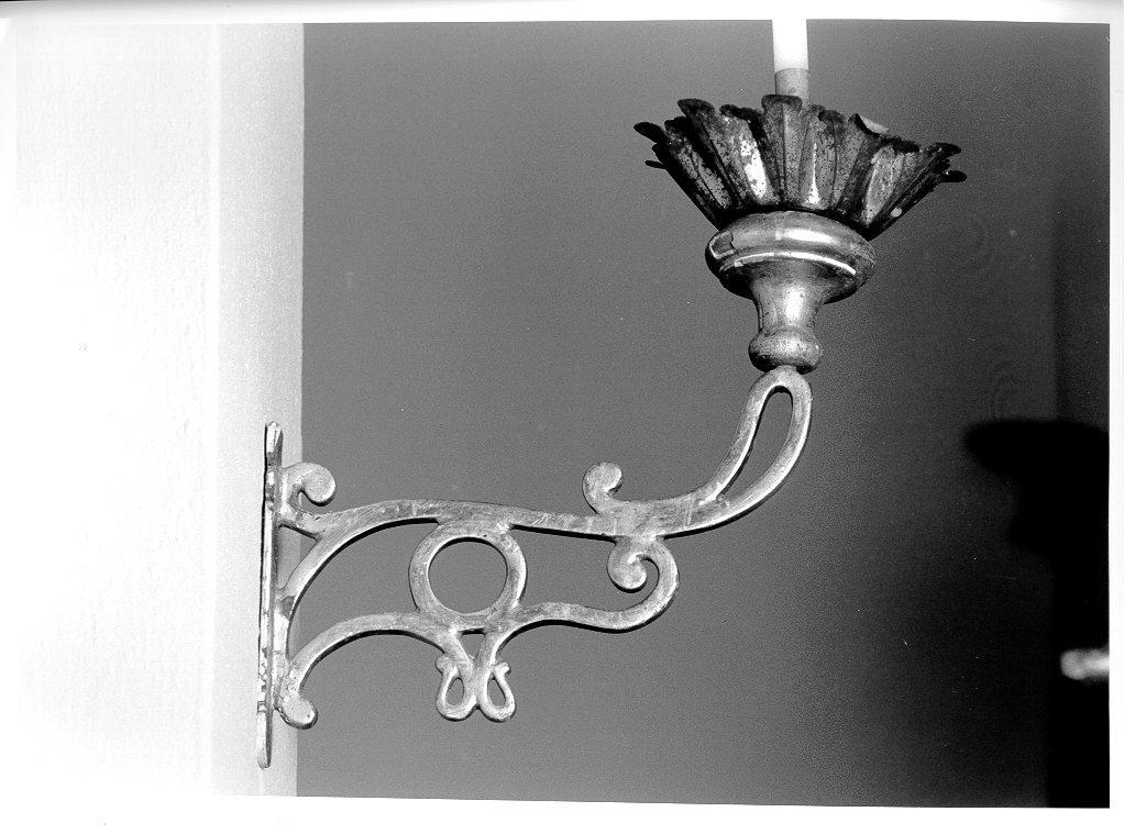 candelabro, serie - bottega toscana (fine/inizio secc. XIX/ XX)