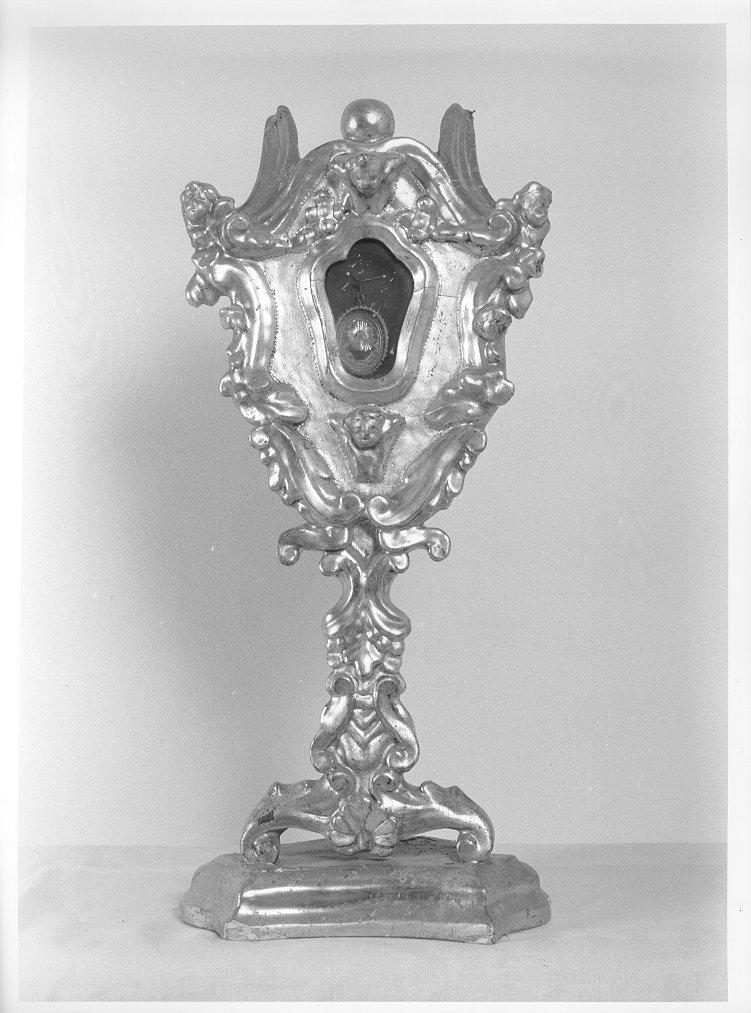 reliquiario, serie - bottega toscana (seconda metà sec. XVIII)