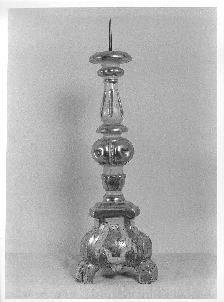 candelabro - bottega toscana (seconda metà sec. XVIII)