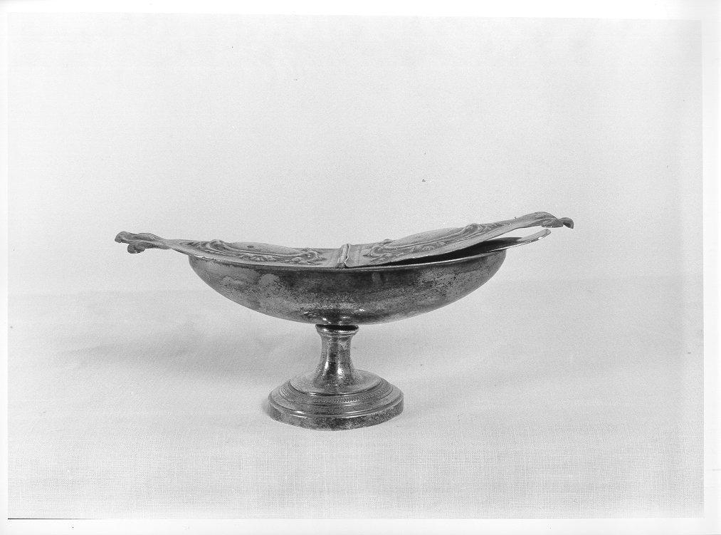 navicella portaincenso - bottega toscana (sec. XIX)