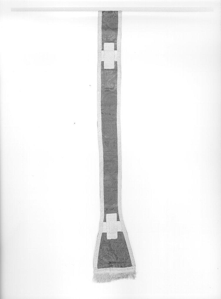 stola - manifattura italiana (seconda metà sec. XIX)