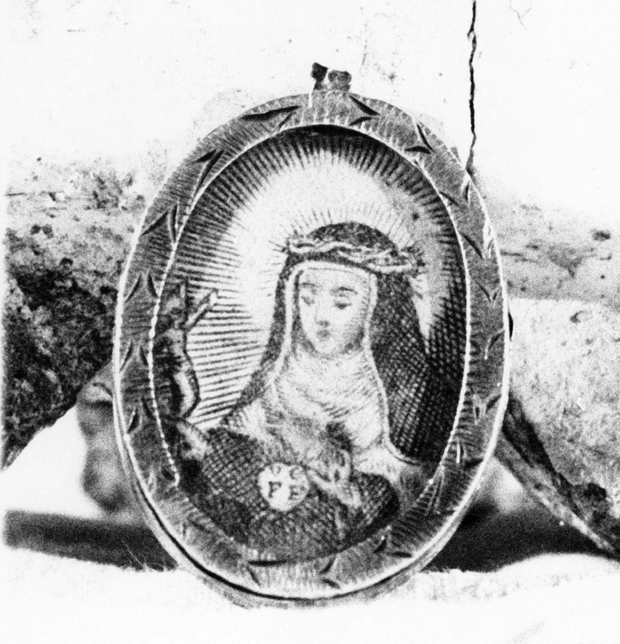 reliquiario a capsula - a medaglione - bottega italiana (prima metà sec. XIX)