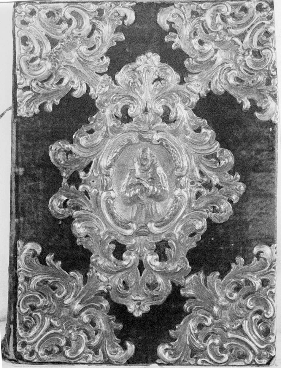 coperta di libro liturgico - bottega italiana (sec. XVIII)